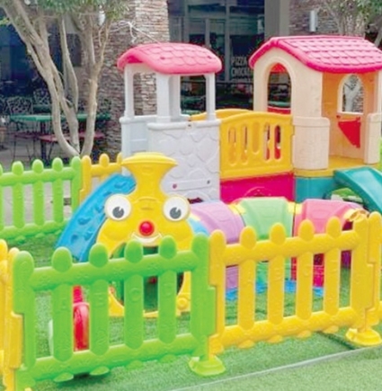 Colourful kiddie play park set up at Accra Mall as part of the Spooky Fun Halloween family activities for OctoberColourful kiddie play park set up at Accra Mall as part of the Spooky Fun Halloween family activities for October