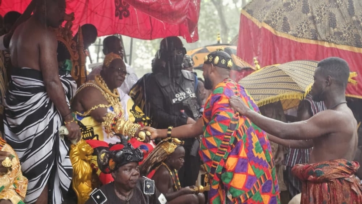 How Odwira@200 was celebrated at Aburi with a heavy downpour