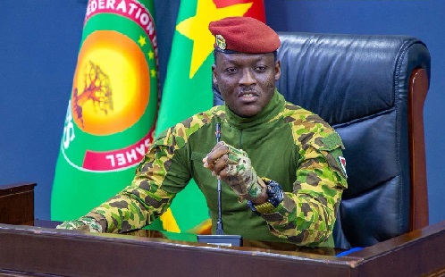 Captain Ibrahim Traoré, Burkina Faso’s military leader  has been in power since a coup in 2022