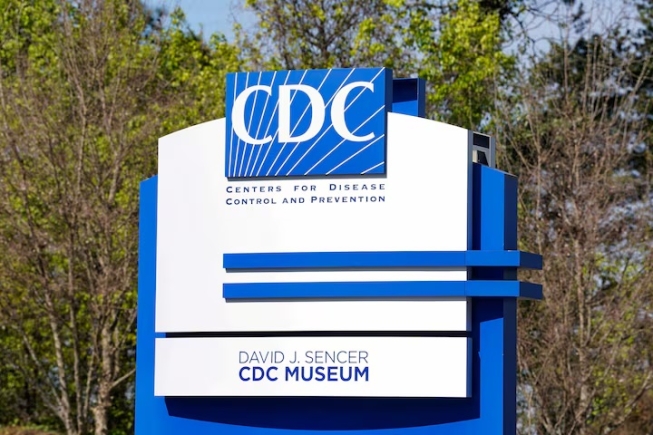 A sign sits outside the Centers for Disease Control and Prevention (CDC) Roybal campus in Atlanta, Georgia, U.S. March 18, 2026. REUTERS/Megan Varner/File Photo