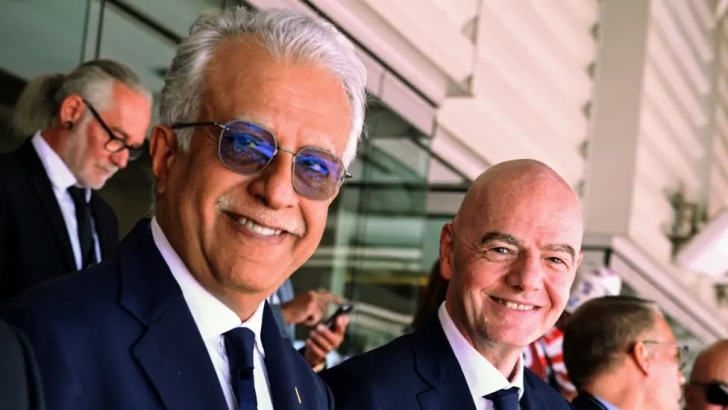 Sheikh Salman bin Ibrahim Al Khalifa (left) had previously criticised Gianni Infantino over the Fifa Forward Enterprise scheme