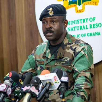 Colonel K.S. Appiah - Director of Operations at the National Anti-illegal Mining Operations Secretariat