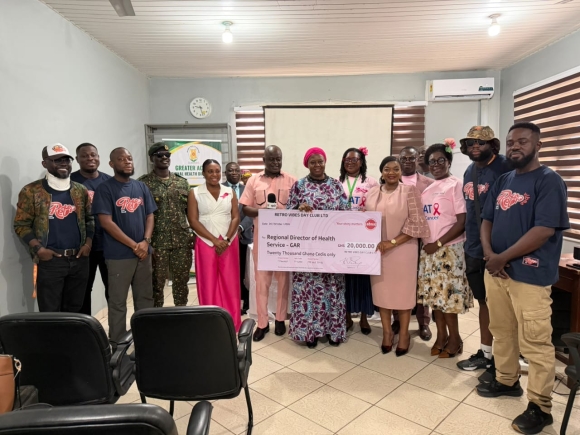 Retro Vibes Day Club supports breast cancer fight with GH¢20,000