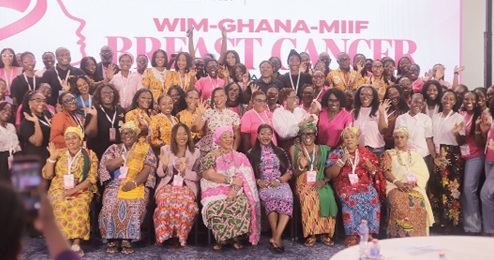 Dignitaries and participants after the ceremony. Picture: EDNA SALVO KOTEY