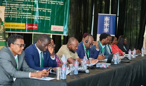 A section of the dignitaries at the ECOWAS Ministerial Consultation on Youth, Peace and Security in Accra