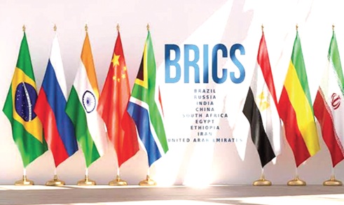 The flags of respective BRICS member countries The flags of respective BRICS member countries