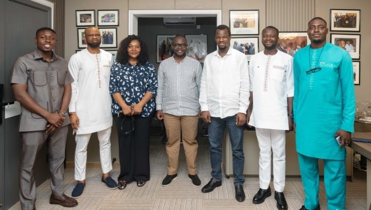Francis Asenso-Boakye (middle), Founding President, TESCON, with the executives