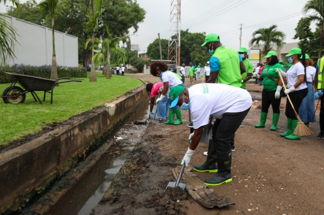 Bui Power Authority joins national clean-up exercise in Accra and Bui enclave