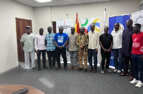  Richard Akpokavie, GOC President with members of the Planning Committee after the launch