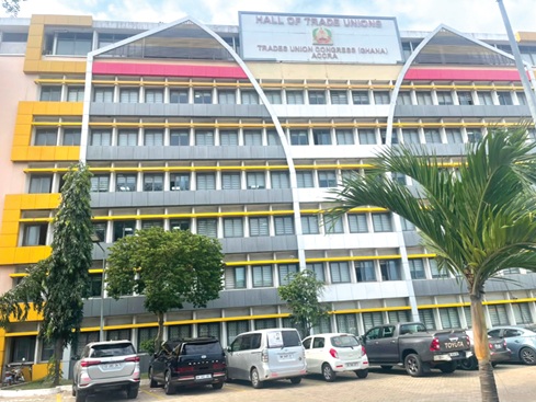 Front view of the Trades Union Congress (TUC) office