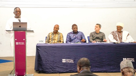 Salem Kalmoni, President of Baraka Policy Institute, and CEO of Japan Motors and Group, addressing the forum. Picture: ELVIS NII NOI DOWUONA 