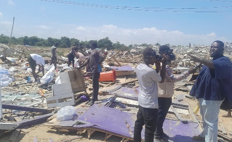 The exercise affected a vast area of land The exercise affected a vast area of land