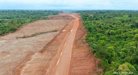 A portion of the Expressway project