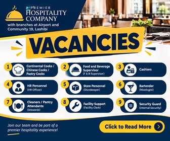 Premier Hospitality Company opens applications for 9 vacant positions