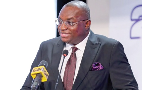 Ernest Brogya Genfi, Presidential Advisor on National Resilience and Emergency Preparedness, speaking at the conference on behalf of Dr Julius Debrah, Chief of Staff