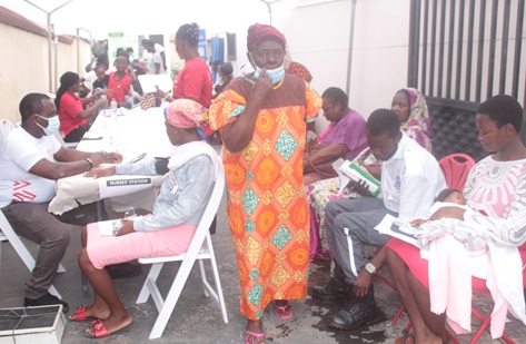 Some participants in the Graphic free health screening exercise. Pictures: ESTHER ADJORKOR ADJEI