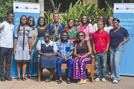 Participants in the  DW Akademie training programme