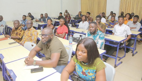 A section of the fresh students
