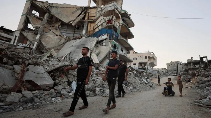 Reconstruction has yet to begin in Gaza almost a year after a ceasefire came into force