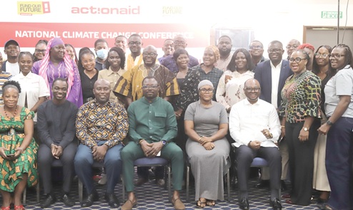 Dignitaries and some participants after the event. Picture: EDNA SALVO KOTEY