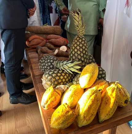  Some food produce Ghana exhibited