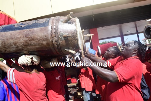 Some drummers at the funeral Some drummers at the funeral