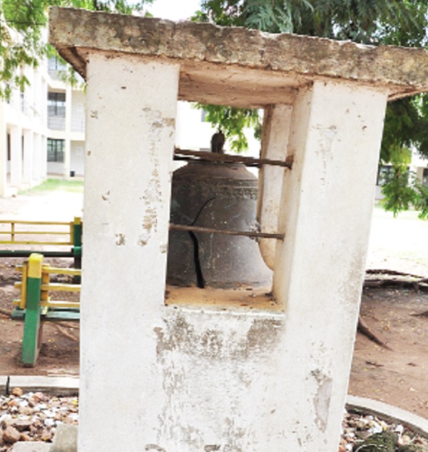 The 166-year-old church bell at Ho-Kpodzi