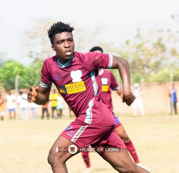 Lions forward Mustapha Yakubu scored four goals against Golden Kick SC on Sunday