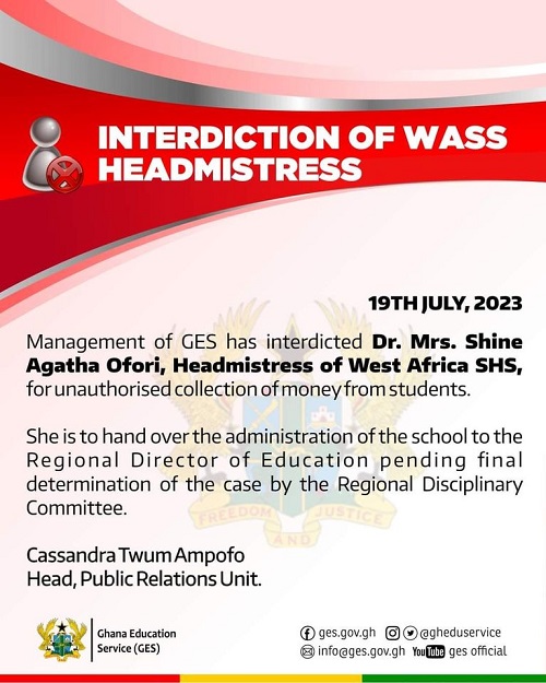 The Statement by GES The Statement by GES
