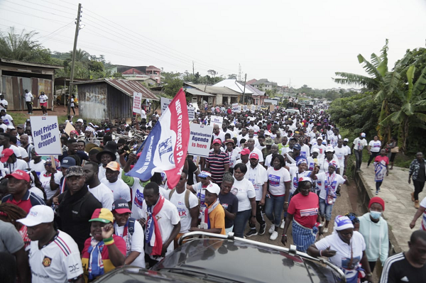 Many NPP members participated in the Health walk Many NPP members participated in the Health walk