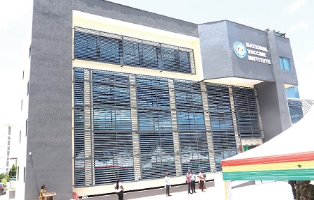 • The front view of the National Vaccine Institute