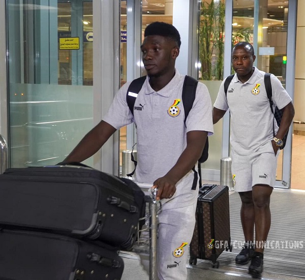 Players arriving