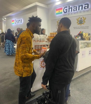 Patronage for Juki Nuts at the Ghana Pavilion was good