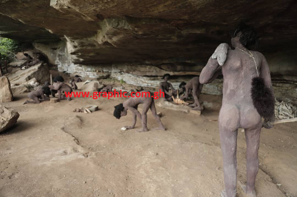 Inside the Abetifi Stone Age Park caves