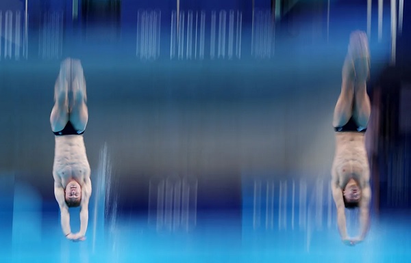 Anthony Harding and Jack Laugher of Britain during the men's synchronised 3m springboard diving final (Credit: Reuters) Anthony Harding and Jack Laugher of Britain during the men's synchronised 3m springboard diving final (Credit: Reuters)