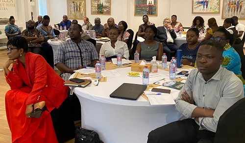A cross section of the participants in the Accra workshop