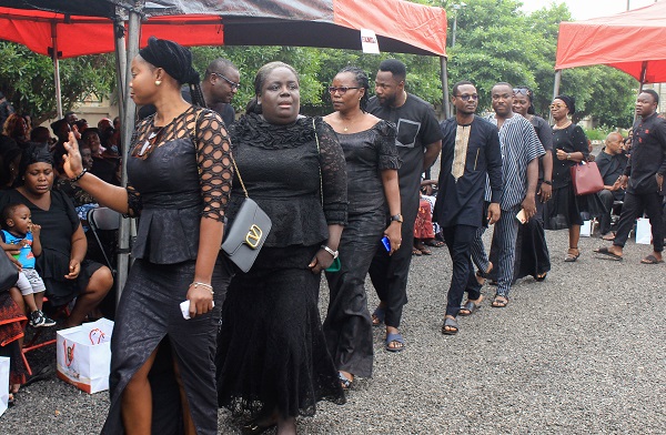 various funeral outfits