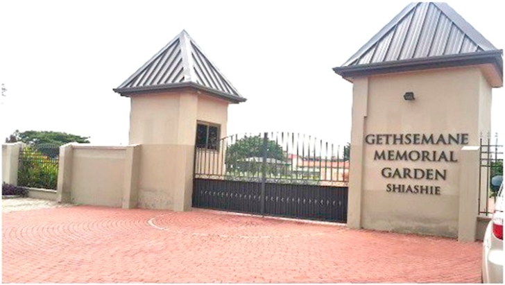 • The cost for a burial plot at the Gethsemane Memorial Park, East Legon in Accra is GH¢47,000