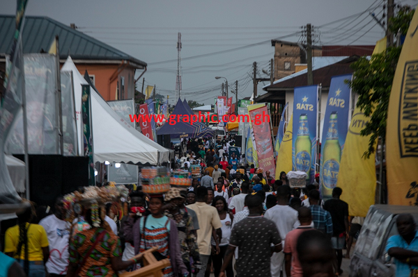 The excitement on the streets caught up with many people The excitement on the streets caught up with many people