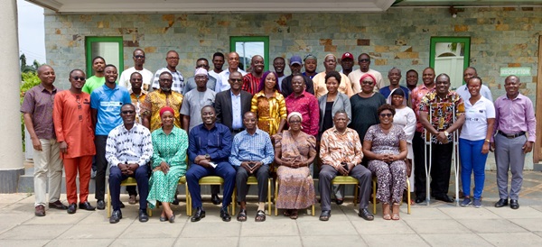 Participants at the training Participants at the training