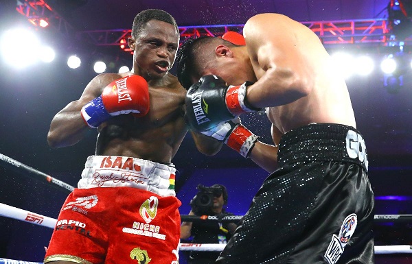 Isaac Dogboe (left) recently defeated Joet Gonzalez