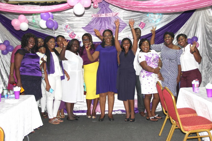 Friends of Gifty who came for her baby shower