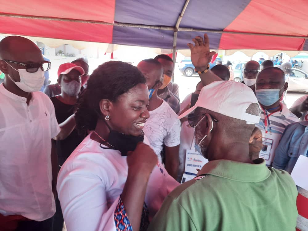 NPP Primaries Election: Sheila Bartels Wins NPP Parliamentry Primaries In Ablekuma North Constituency