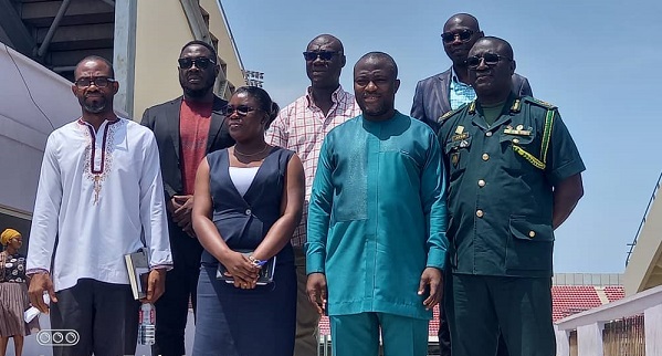 Mohammed Adjei Sowah(2nd from right),  Chairman of the committee, with some of the members