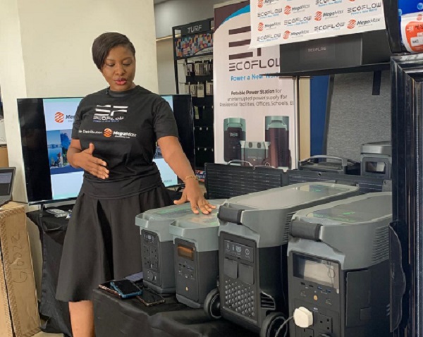Diana Adwoa Nyarko, the General Manager of Megamax Electronics, EcoFlow’s distributor in Ghana