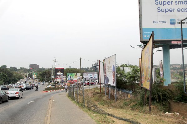 Billboards defacing city -Posing danger, obstructing view