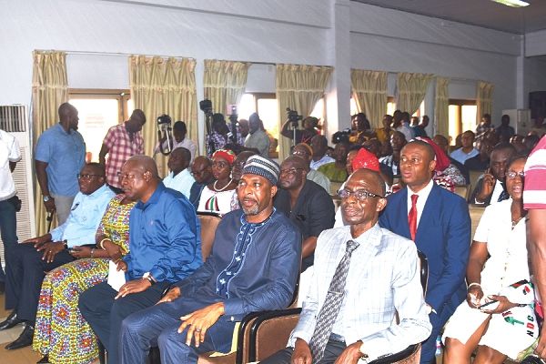 NDC flag bearer John Mahama, Aseidu Nketia and executives NDC flag bearer John Mahama, Aseidu Nketia and executives