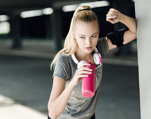 The running places stress on the body and the body does not get rid of the water as efficiently (stock) The running places stress on the body and the body does not get rid of the water as efficiently (stock)