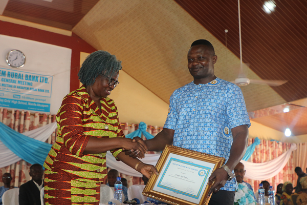 Mr Charles Dartey received the Employee of the Year award