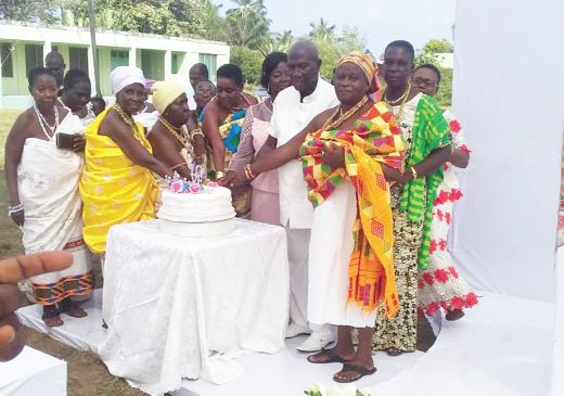  Some queen mothers from the Western Nzema Traditional Area were there to support the couple